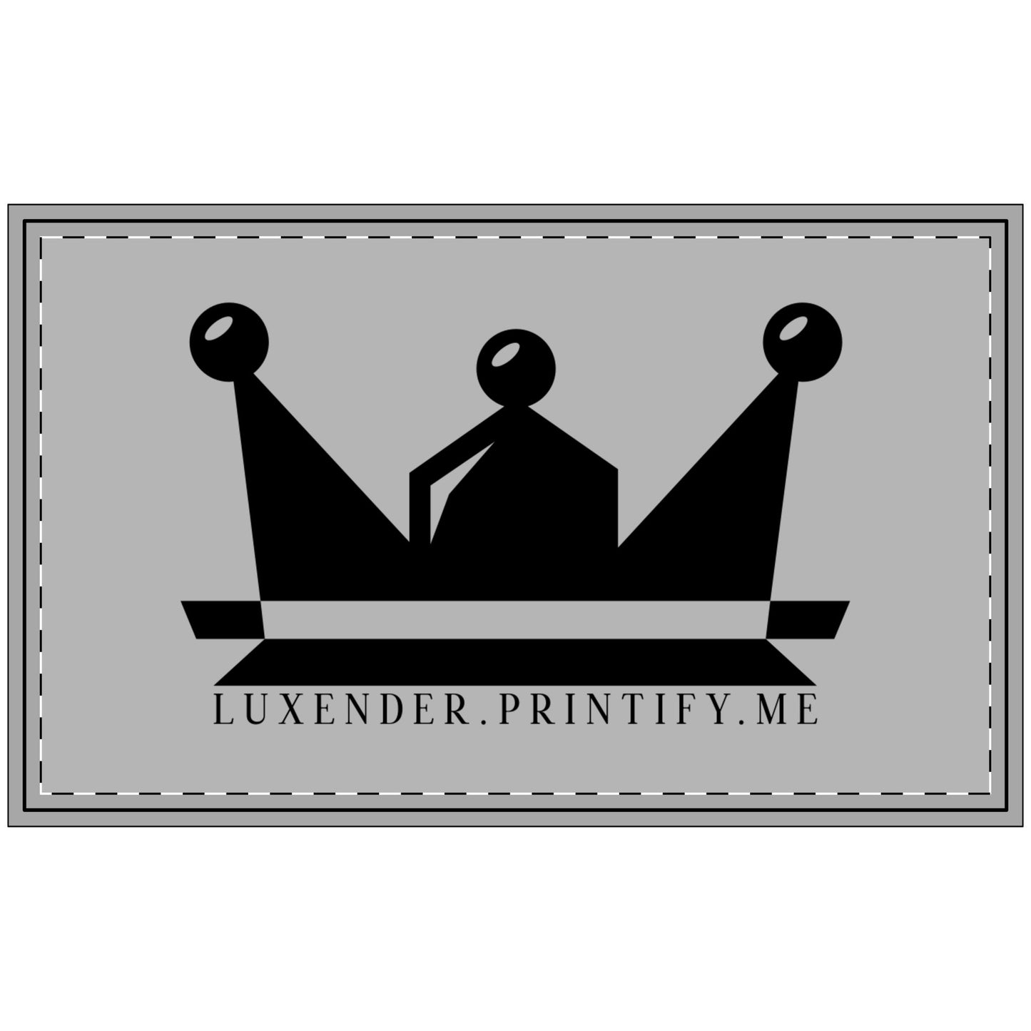 Crown Welcome Doormat — Polyester Entry Mat with Crown Logo