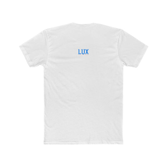 Crown Logo Tee — 'LUX' Minimalist Royal Graphic T-Shirt