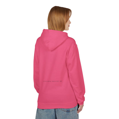 Chic Unisex Fleece Hoodie - Cozy Layer, Perfect Gift for Him/Her, Stylish Casual Wear, Ideal for Travel and Relaxation, Summer Nights