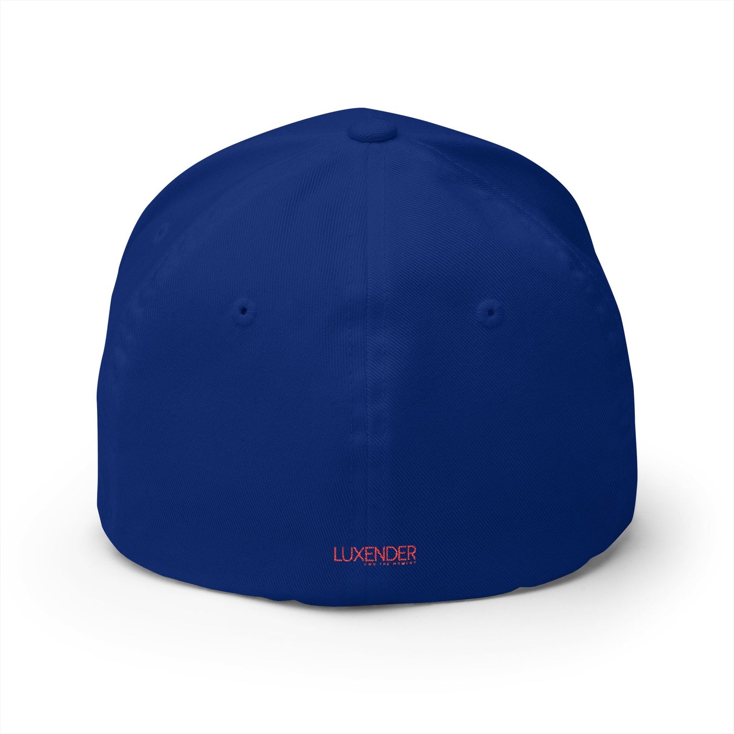 Embroidered Red Crown Cap — Closed-Back Structured Baseball Hat