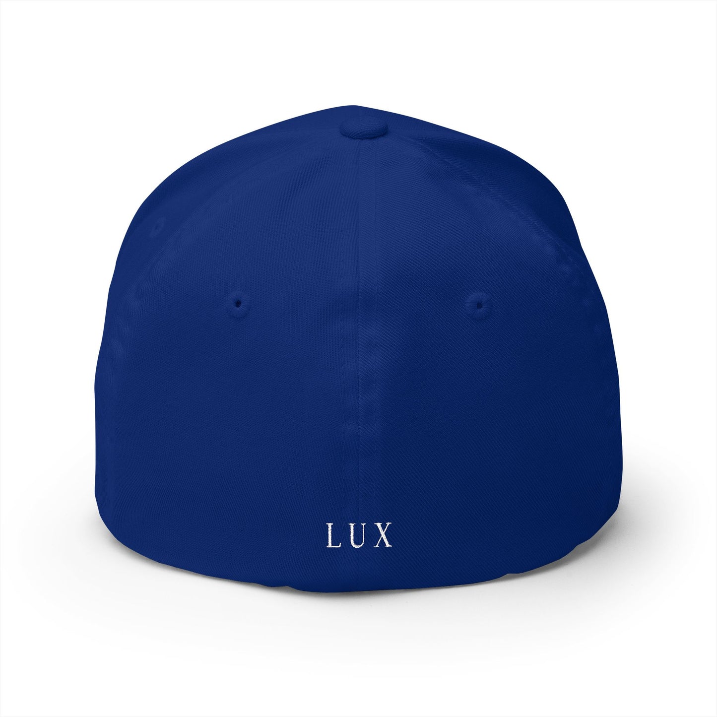 Embroidered Crown Cap — Luxe Minimalist Baseball Hat with 'LUX' Back
