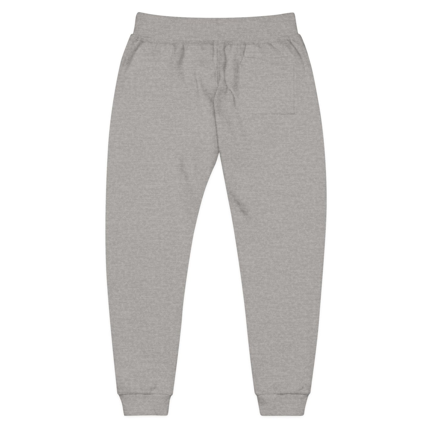 Embroidered Crown Sweatpants — Olive Fleece Joggers