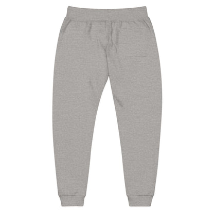 Embroidered Crown Sweatpants — Olive Fleece Joggers