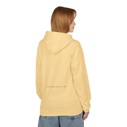 Chic Unisex Fleece Hoodie - Cozy Layer, Perfect Gift for Him/Her, Stylish Casual Wear, Ideal for Travel and Relaxation, Summer Nights