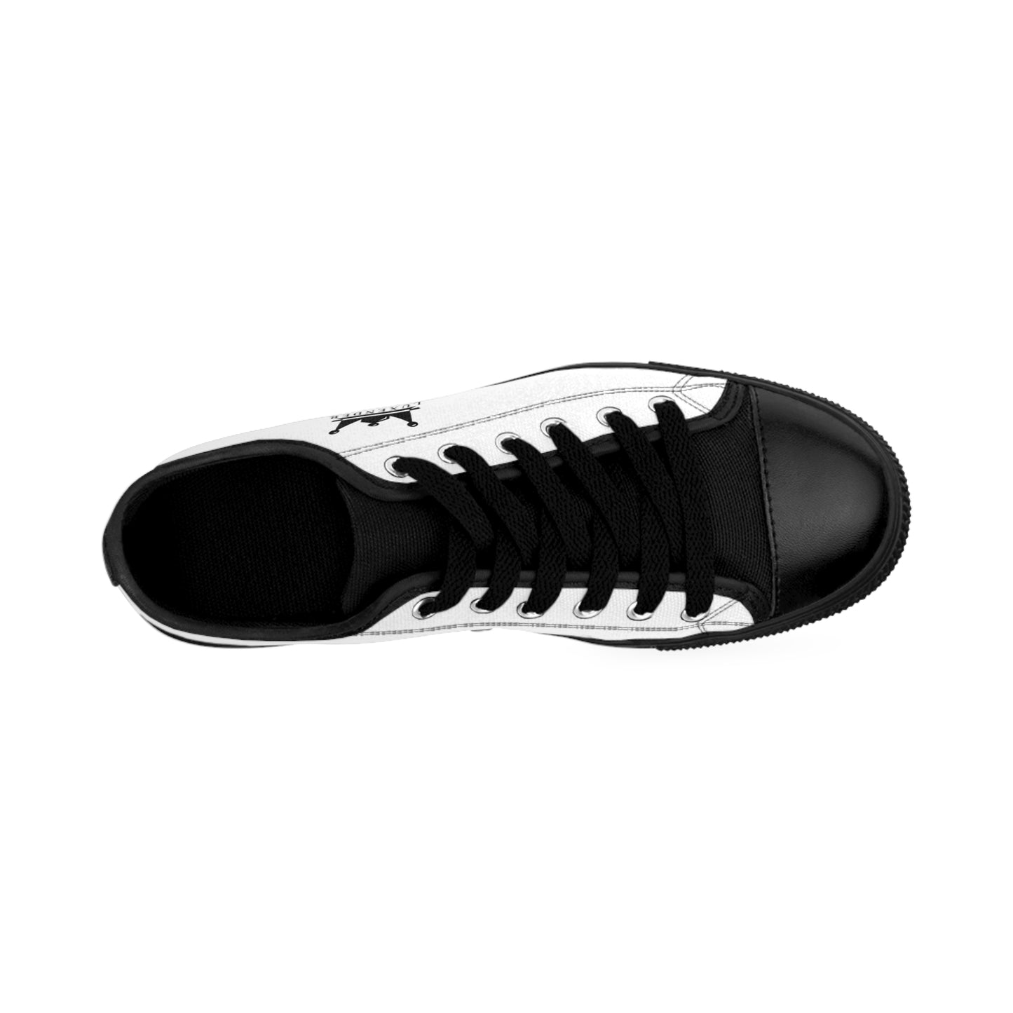 Crown Logo Low-Top Sneakers — Men's Casual Canvas Shoes