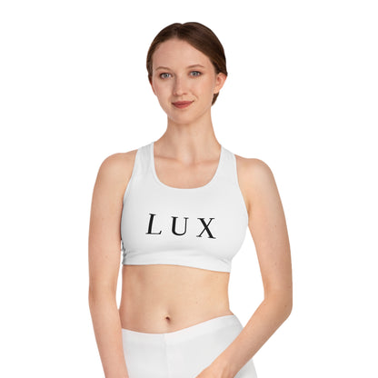 Chic Sports Bra - Lux Design, Fitness Top, Activewear, Gift for Her, Workout Essential, Athleisure Piece
