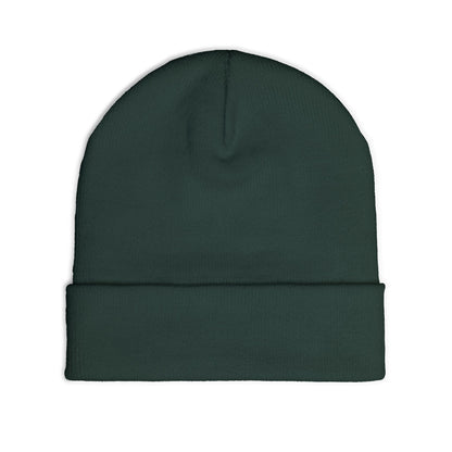 Embroidered 'LUXENDER' Knit Beanie - Cozy Logo Winter Hat
