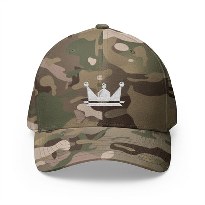 Embroidered Crown Cap — Luxe Minimalist Baseball Hat with 'LUX' Back